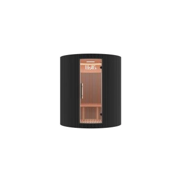 Sauna infrarouge traditionnel Moon 4 places - NOIR