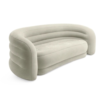 Canapé gonflable 3 places Parenthèse beige Intex