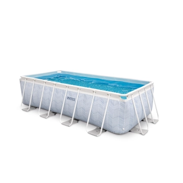 Piscine Tubulaire Rectangulaire Intex Chevron Prism Frame 400 x 200 x 100 cm